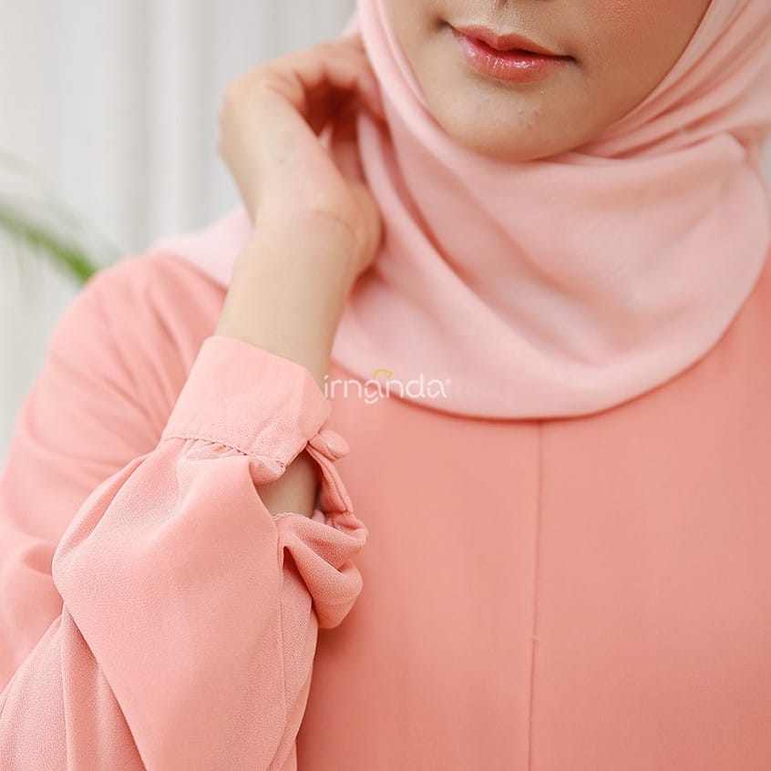 Irnanda Gamis Polos Lala Ceruty Babydoll Premium Import Dailydress Homedress - Image 4
