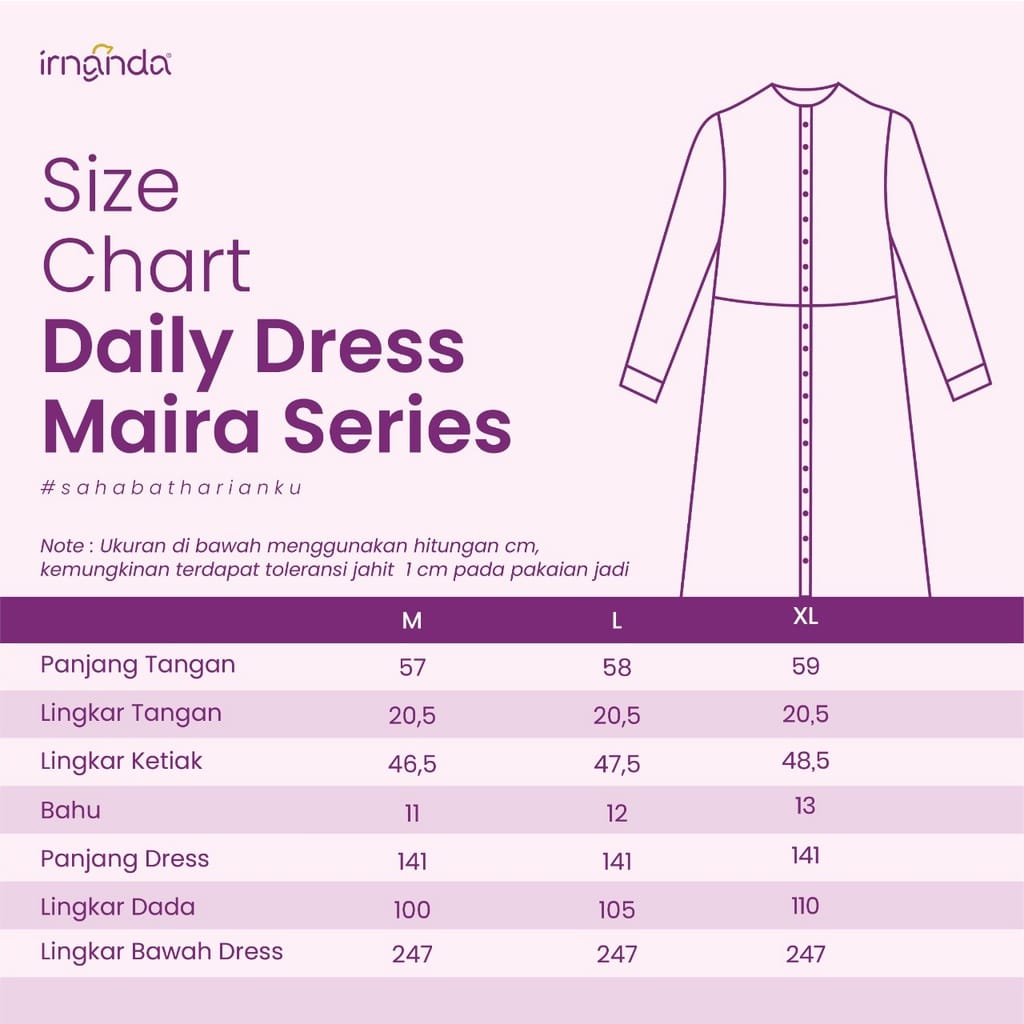 Irnanda Gamis Polos Maira Madeline Premium Dailydress Homedress - Image 9