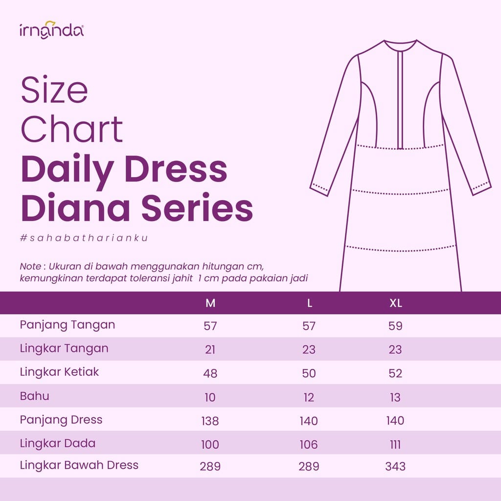 Irnanda Gamis Polos Diana Wollycreps Premium Dailydress Homedress - Image 9