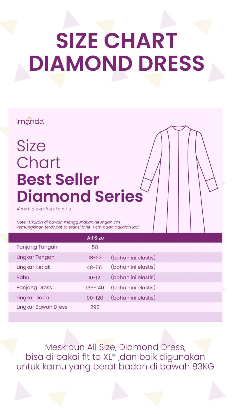 Irnanda Gamis Polos Jersey Diamond Premium Dress Homedress Dailydress - Image 12