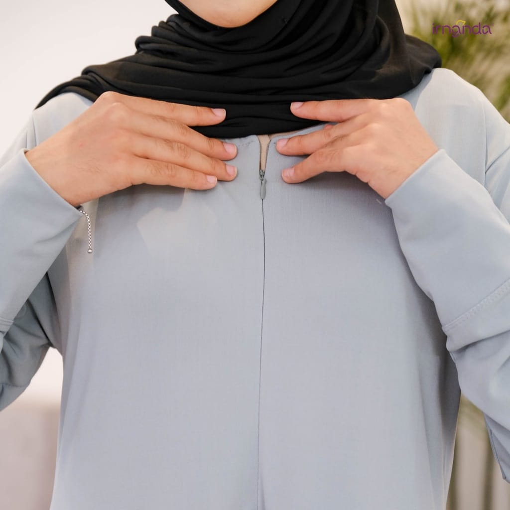Irnanda Gamis Polos Mila Jersey Diamond Homedress Dailydress - Image 7