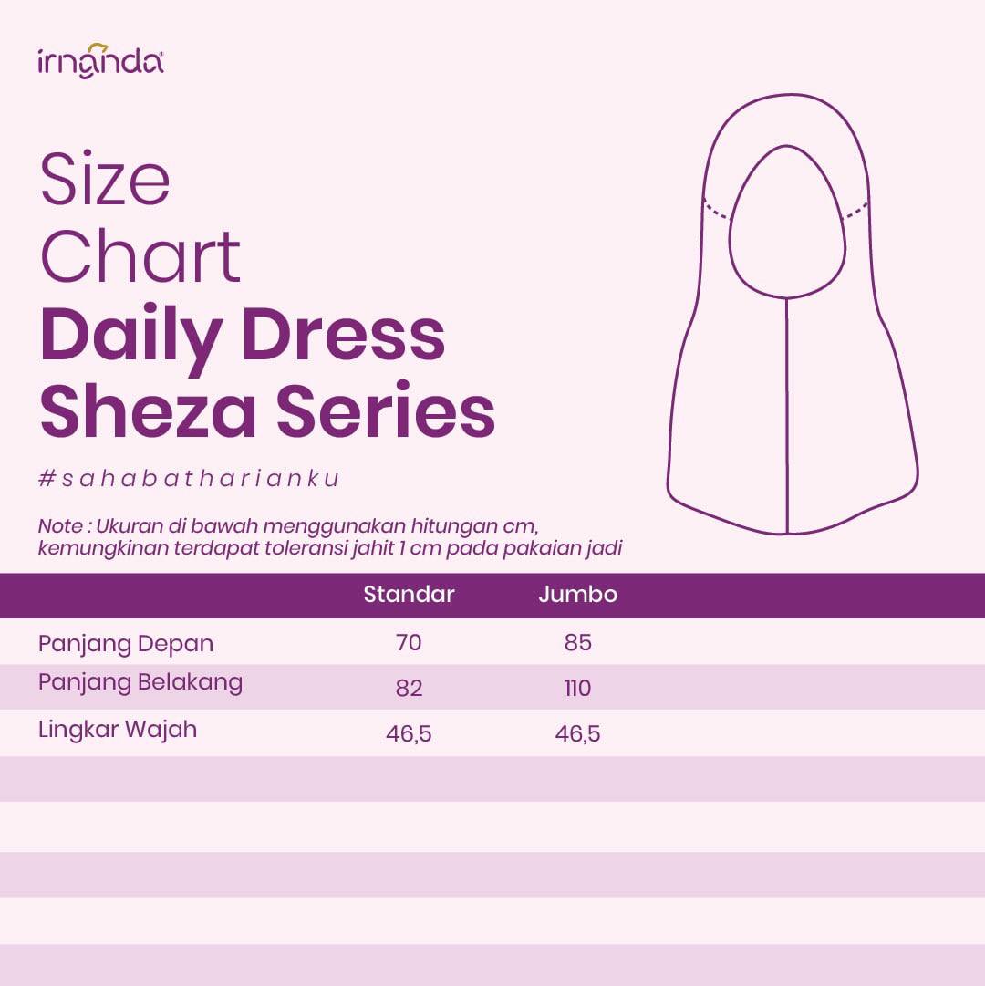 Irnanda Bergo Sheza Standart Jersey ITY Premium Hijab Kerudung Polos - Image 7