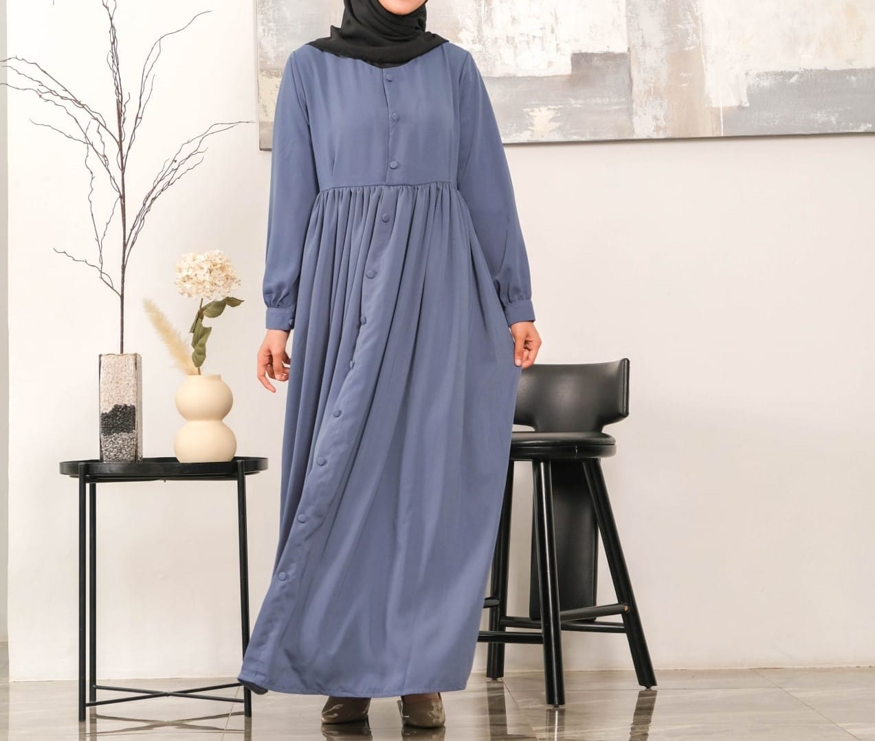 Irnanda Gamis Polos Maira Madeline Premium Dailydress Homedress - Image 3