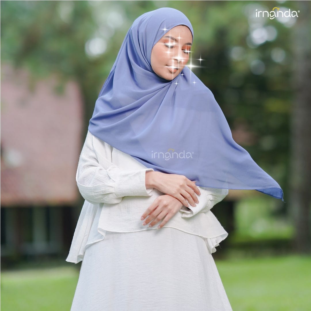 Irnanda Pashmina Pasmina Ceruty Babydoll Premium Ukuran 178 x 75 Hijab Kerudung Polos - Image 4