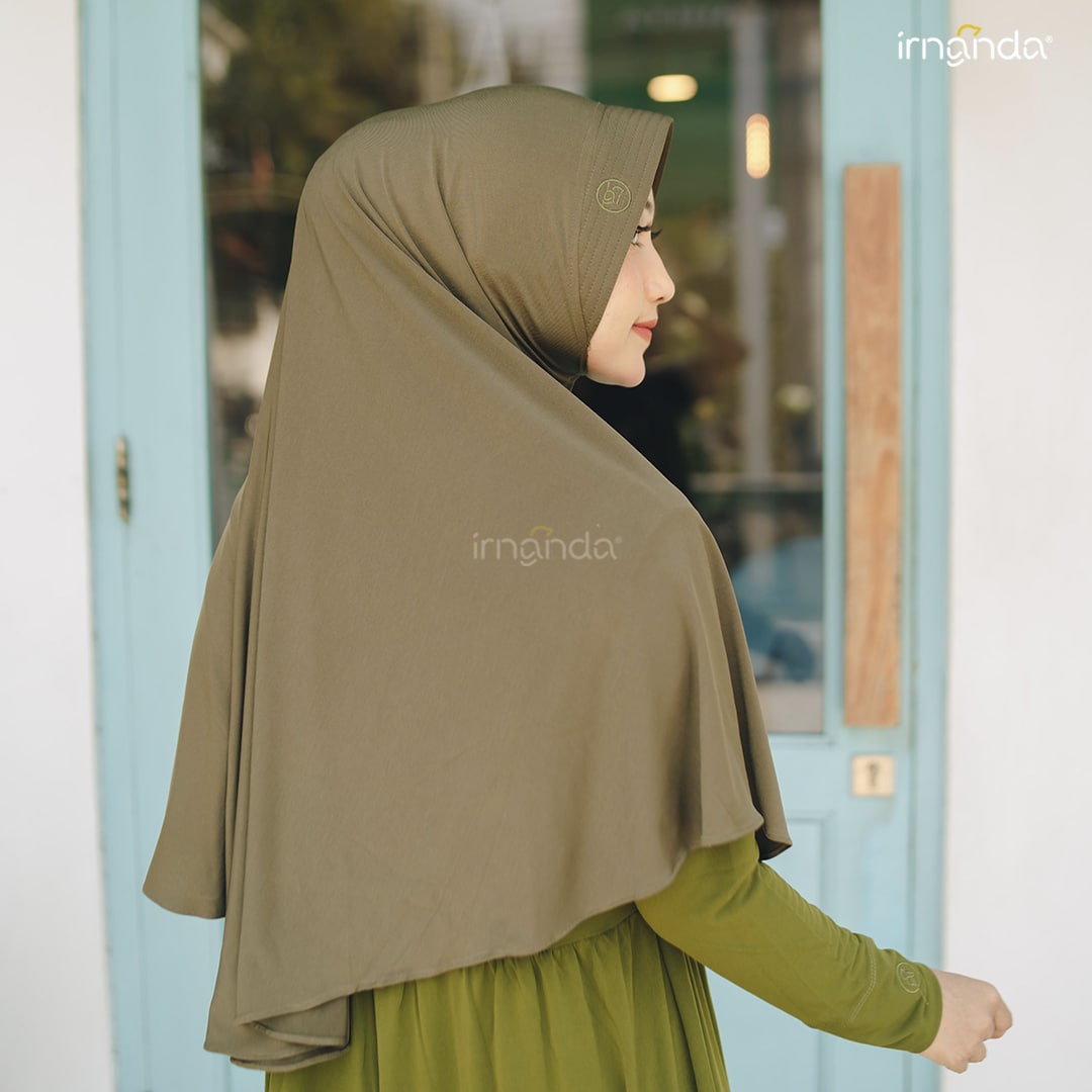Irnanda Bergo Alila Jersey ITY Hijab Kerudung Polos - Image 2