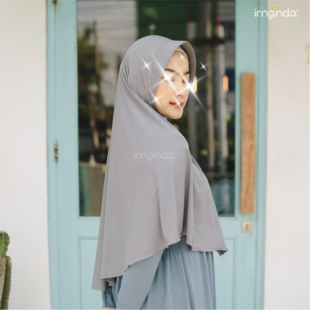 Irnanda Bergo Alila Jersey ITY Hijab Kerudung Polos - Image 4