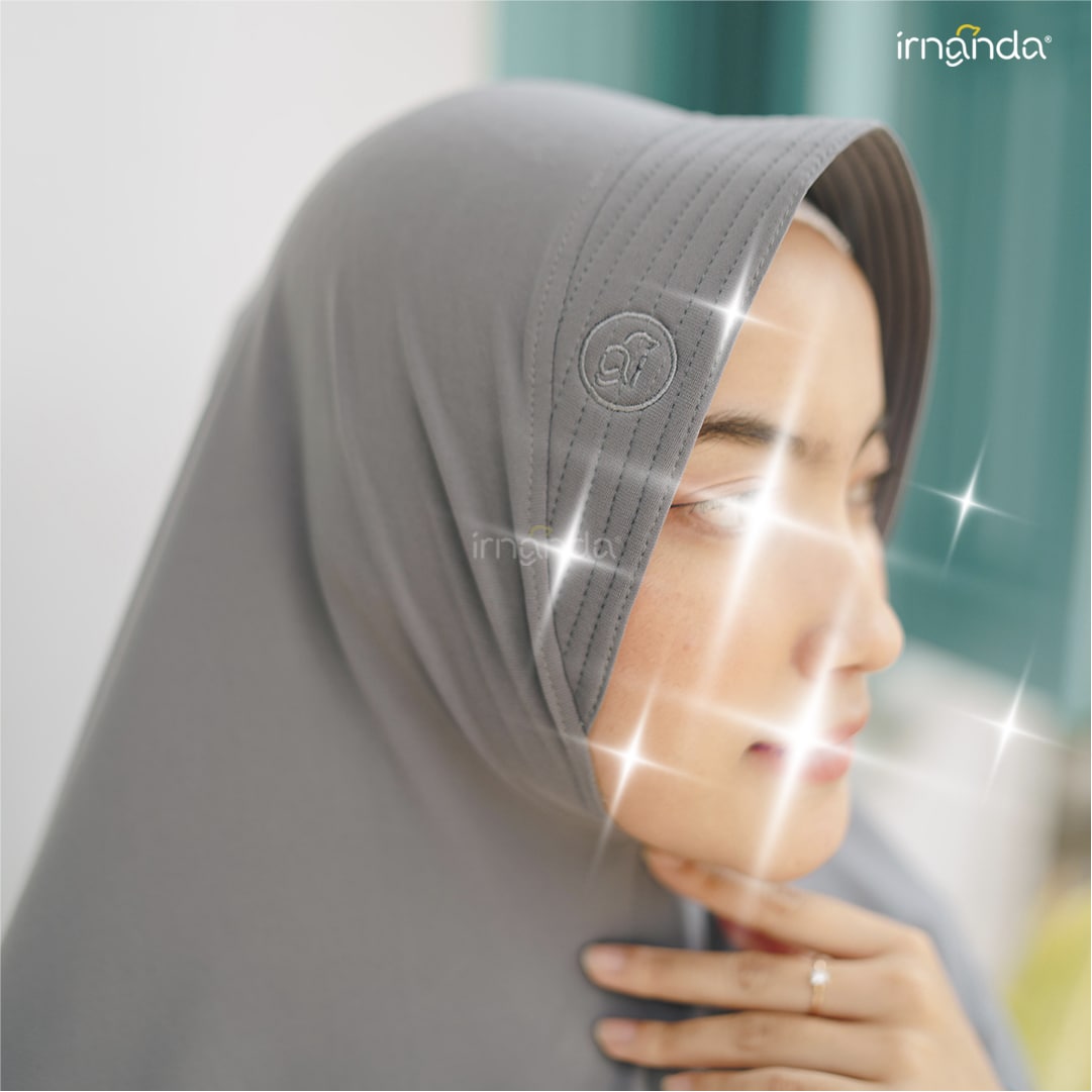 Irnanda Bergo Alila Jersey ITY Hijab Kerudung Polos - Image 3
