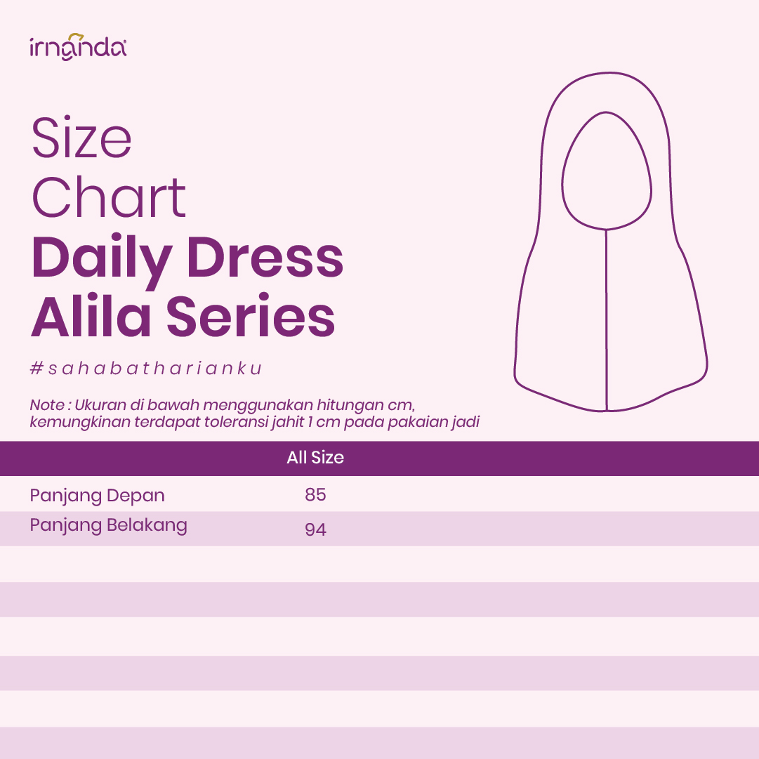 Irnanda Bergo Alila Jersey ITY Hijab Kerudung Polos - Image 5