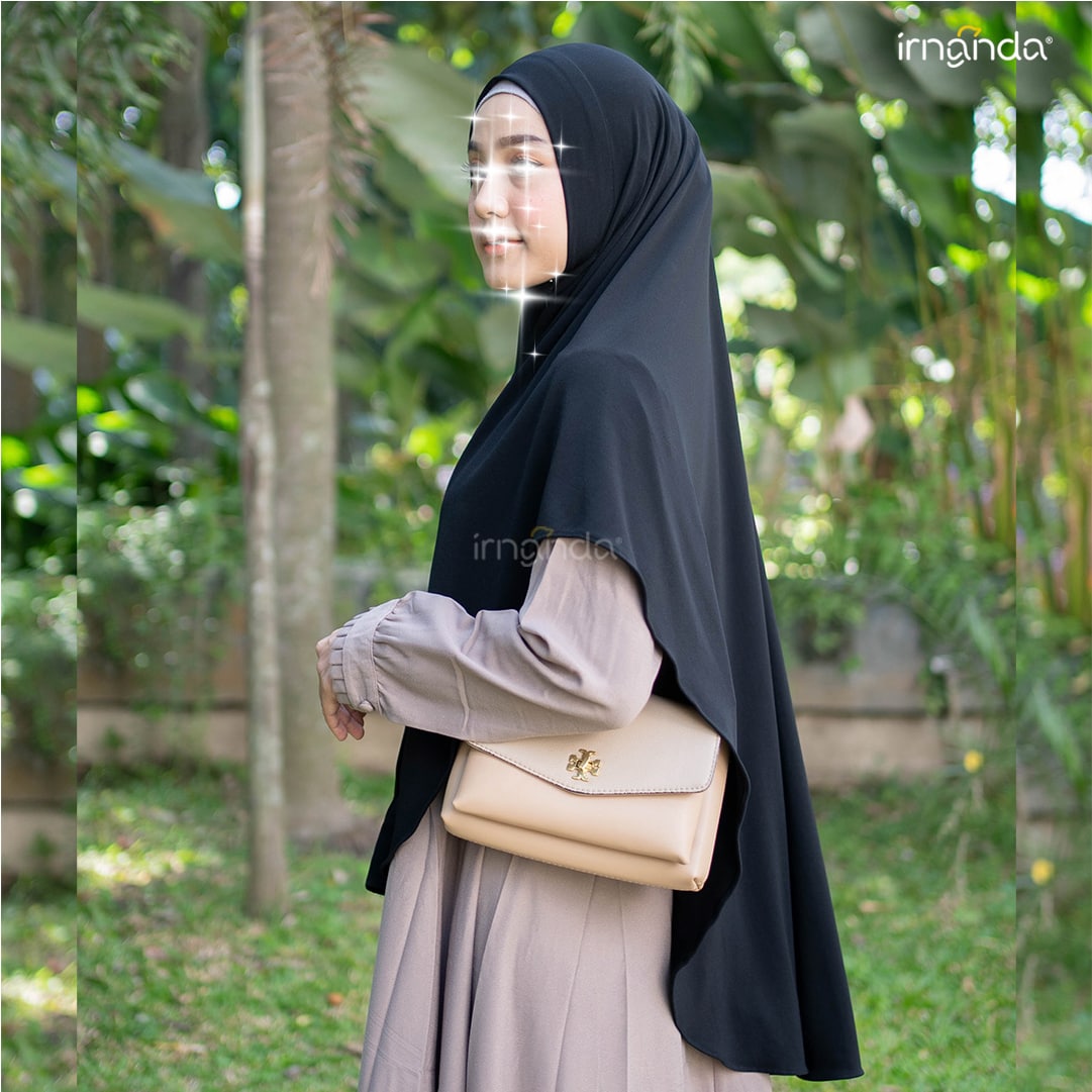 Irnanda Bergo Premium Salwa Diamond Hijab Kerudung Polos - Image 3