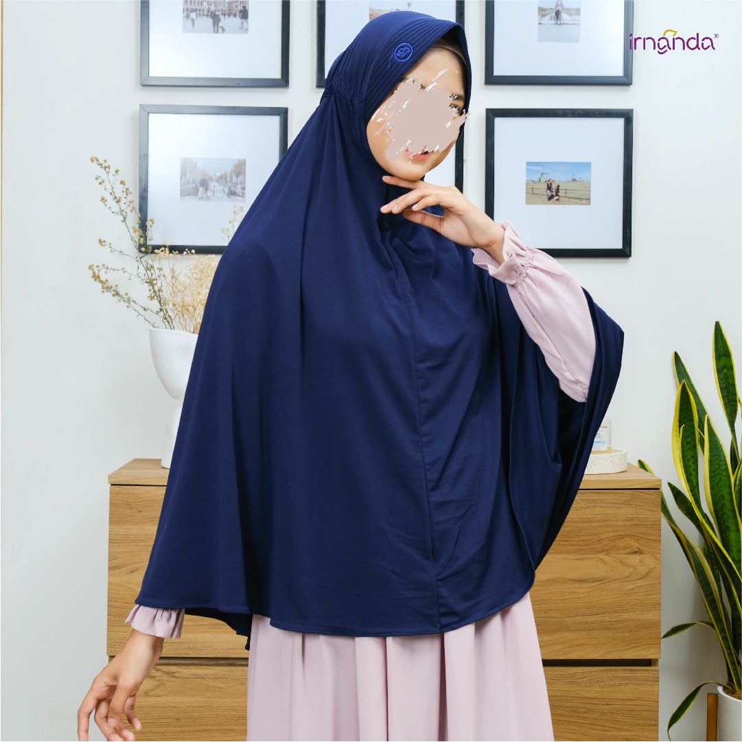 Irnanda Bergo Sheza Jumbo Jersey ITY Premium Hijab Kerudung Polos - Image 5