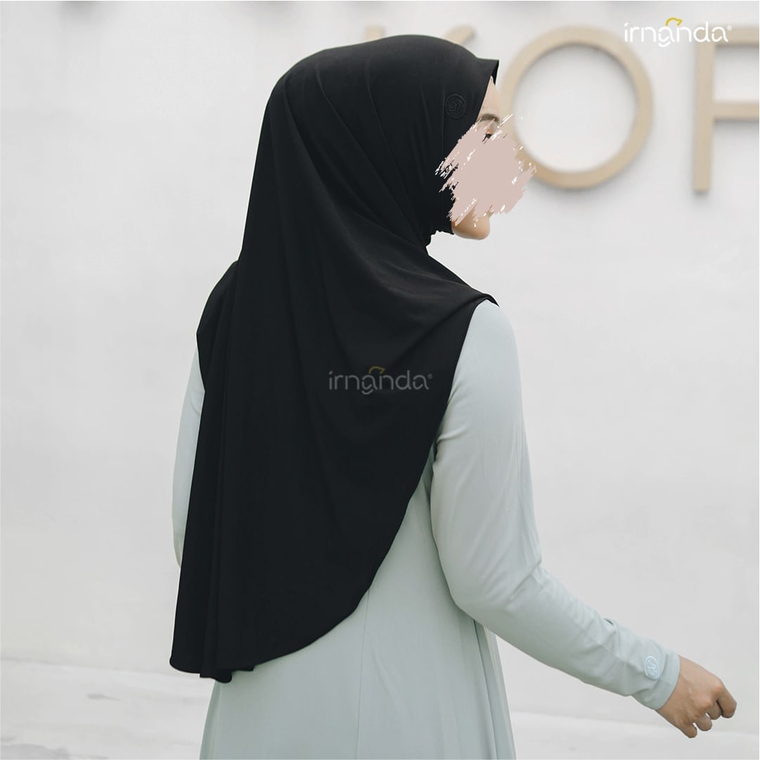 Irnanda Bergo Salwa Jersey ITY Hijab Polos - Image 2