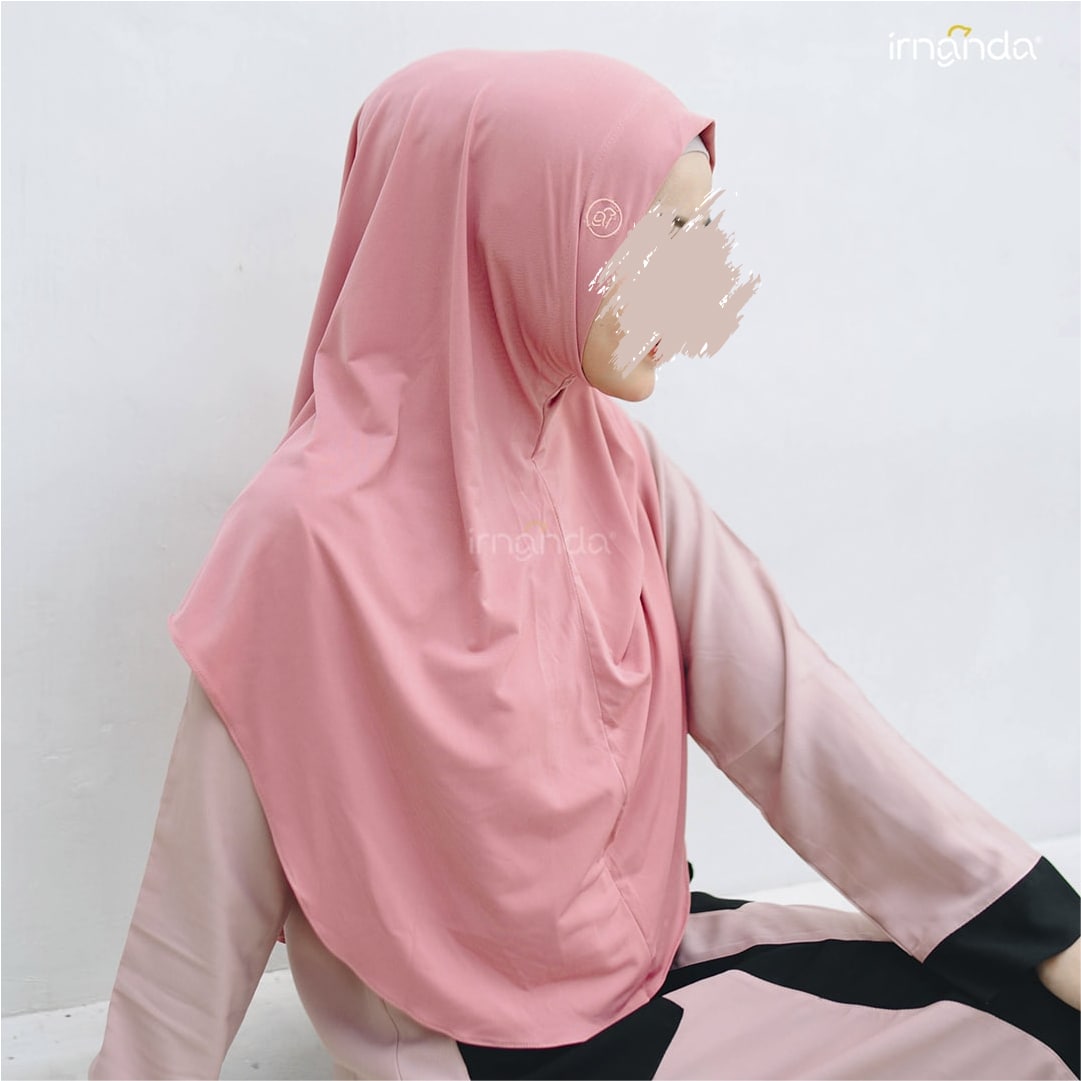 Irnanda Bergo Salwa Jersey ITY Hijab Polos - Image 3