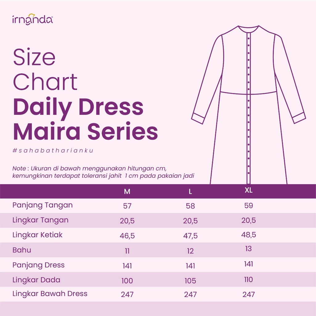 Irnanda Gamis Polos Nabila Madeline Premium Import Dailydress Homedress - Image 10