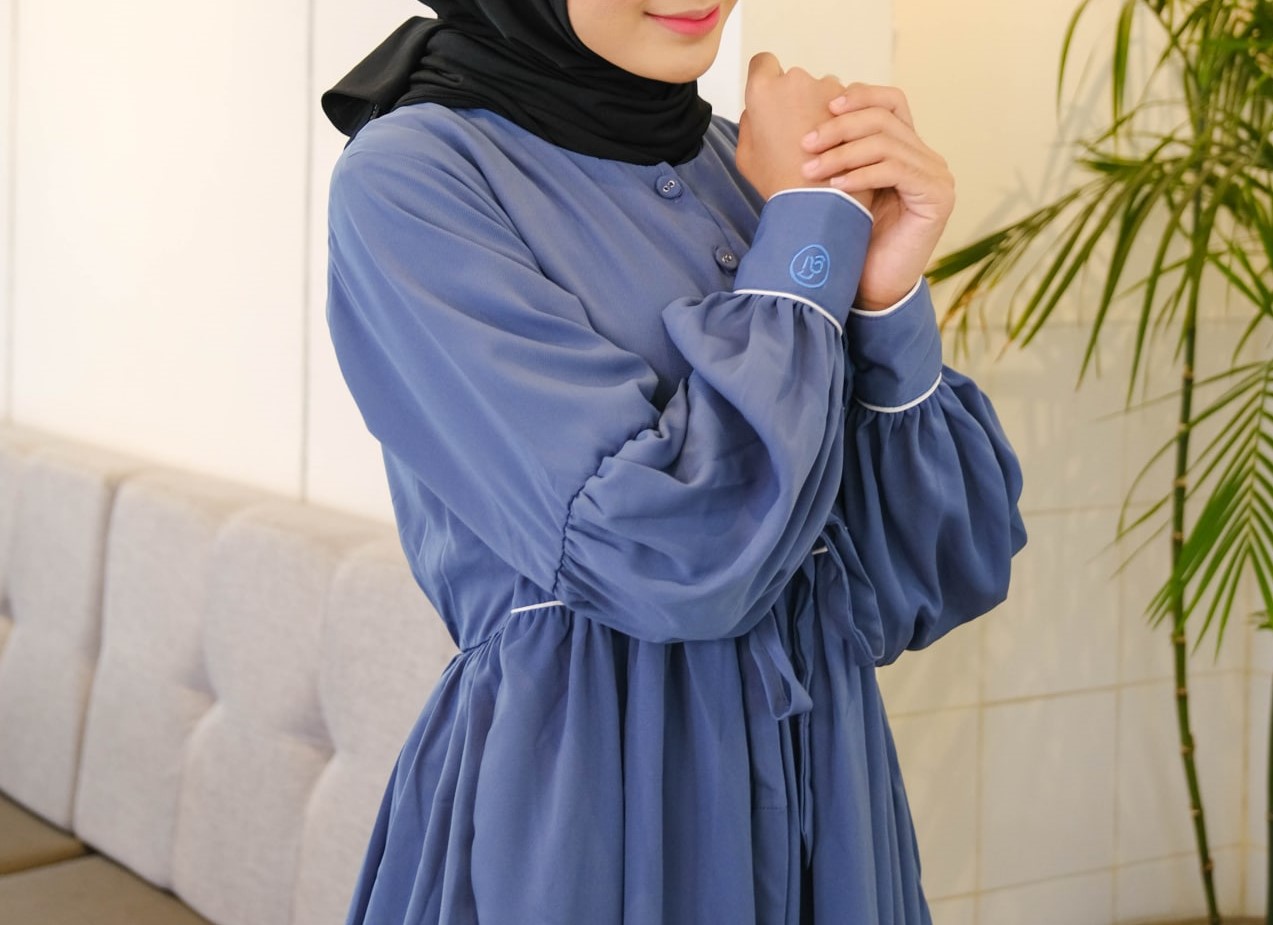 Irnanda Gamis Polos Nabila Madeline Premium Import Dailydress Homedress - Image 7