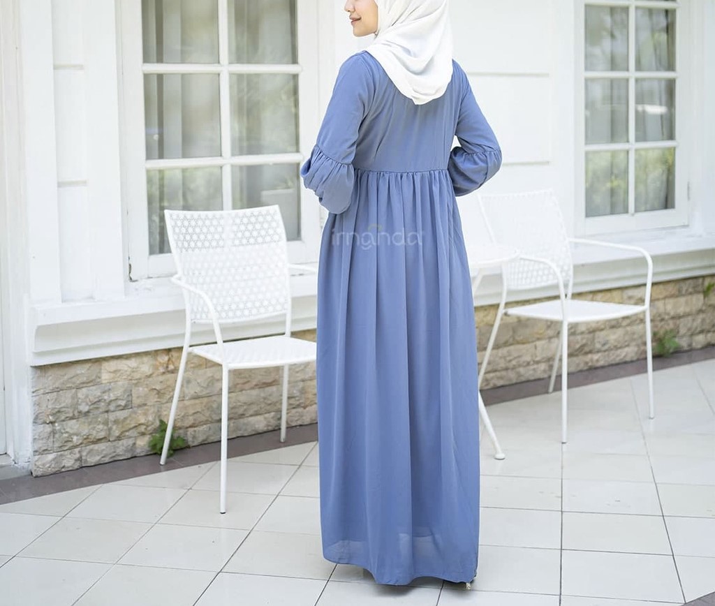Irnanda Gamis Polos Wanita Nabila Ceruty Premium Dailydress Homedress - Image 4