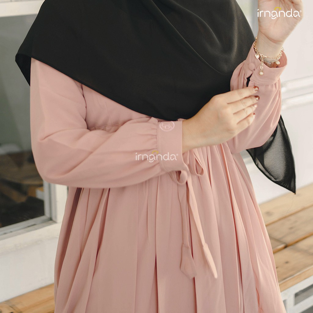 Irnanda Gamis Polos Wanita Wudhu Friendly Zatta Ceruty Dailydress - Image 6