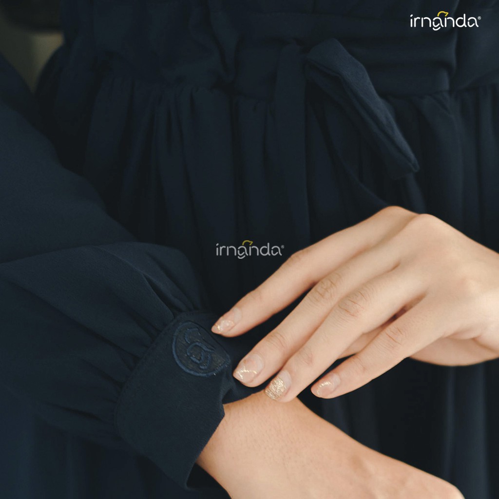 Irnanda Gamis Polos Wanita Wudhu Friendly Zatta Ceruty Dailydress - Image 4